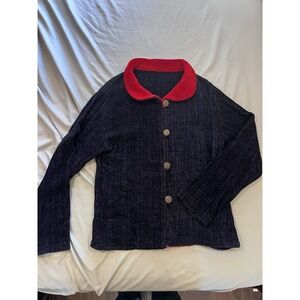 The Oregon Weaver Sweater Jacket Size Was‎ Tailored Measurements In Photos